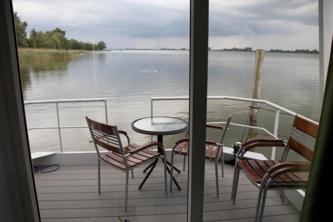 Houseboat Uitzicht Over Veluwemeer, Natuurlokatie, Prachtige Vergezichten Biddinghuizen Εξωτερικό φωτογραφία