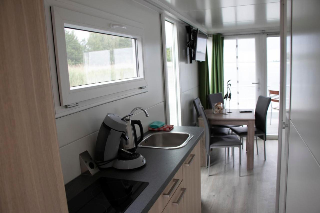 Houseboat Uitzicht Over Veluwemeer, Natuurlokatie, Prachtige Vergezichten Biddinghuizen Εξωτερικό φωτογραφία