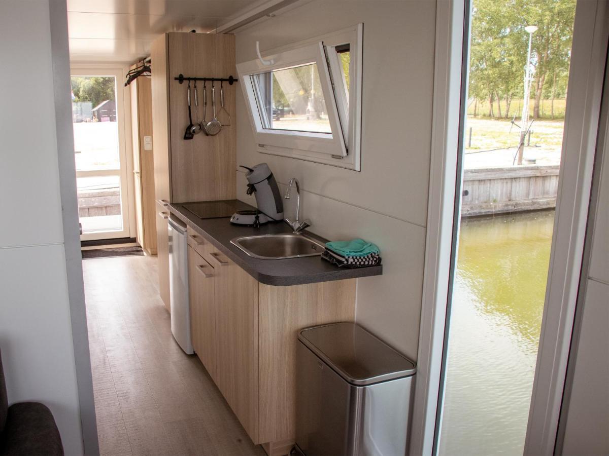 Houseboat Uitzicht Over Veluwemeer, Natuurlokatie, Prachtige Vergezichten Biddinghuizen Εξωτερικό φωτογραφία